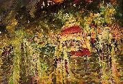 Konstantin Alexeievich Korovin A Boulevard in Paris oil painting reproduction